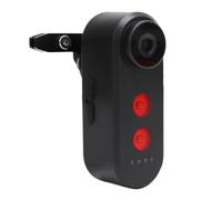 VELATEMOR Caméra à Vélo 4K avec Feu Arrière, Caméra Arrière à Vélo à 140 Degrés à 140 Degrés avec Enregistrement de Boucle de Commande de L'application IPX6 Proof (16G)