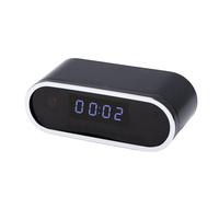 VELATEMOR Caméra de sécurité WiFi 1080P, Caméra Intérieure avec Objectif Grand Angle 130°, Nocturne jusqu'à 8 M, Détection de Mouvement, Réveil intégré, avec Options d'alimentation