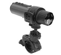 VELATEMOR Caméra de Sport de Casque 4K, Grand Angle de 140 °, Enregistreur Vidéo à Casque Anti-Shake à L'épreuve de l'eau avec Lampe de Poche pour Le Casque de Moto Sportif de Vélo de