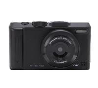 VELATEMOR Caméra Numérique 4K pour la Photographie Autofocus, Caméra VLog 48MP avec écran Flip à 180 Degrés de 3 Pouces, Appareil Photo de Voyage avec 18x Zoom Flash Anti Shake pour Les (Black)