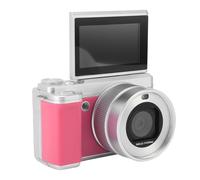 VELATEMOR Caméra Numérique 5K pour la Photographie, Caméra de Vlog WiFi 80MP avec écran de Feuillette de 3 "180 °, 18x Zoom UHD Autofocus Video Camara avec Une Petite Carte Mémoire de 256 (Pink)