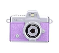 VELATEMOR Caméra Porte-clés Rétro à écran Rabattable LCD de 1,47 Pouces, Caméra Porte-clés pour Adolescents et étudiants, Appareil Photo Numérique Rétro HD 720P pour L'école de Voyage (Purple)