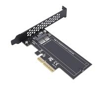 VELATEMOR Carte PCI E vers SSD, Convertisseur D'interface 12 + 16 Broches vers PCI E pour Pro 2013 2017 avec 4.0 Haute Vitesse et Prise en Charge Multi-systèmes