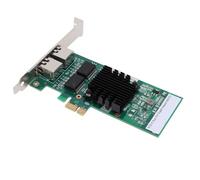 VELATEMOR Carte Réseau PCIe, Carte Ethernet Gigabit Contrôleur 82575 avec Deux Ports RJ45 10 100 1000 Mbps, Prise en Charge du Serveur