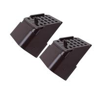 VELATEMOR Connecteur de Dépassement de Gouttière, Gardien de Filtre de Sortie des vers vers le Bas, Connecteur de Disque de Gouttière pour 3x4 Pouces le Gouttière de Type (BROWN)