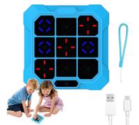 VELATEMOR Console de Jeu Portable, Embout Classique avec Mode 2 Joueurs et Plusieurs Jeux comme Reversi Sudoku, pour Enfants, Adolescents et Adultes pour Améliorer Les Compétences de (Blue)