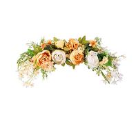 VELATEMOR de Mariage Fleur Artificielle Vive Swag Riche Couches Centres de Table en Tissu de Soie Fil de Fer 29,5 Pouces pour Les Festivals Décoration de la Maison (248.00)