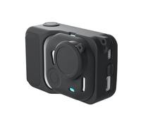 VELATEMOR Étui de Protection en Silicone, Coque Intégrale Antichoc avec Corde Anti-Perte pour GO Ultra, Découpes Précises, Matériau Doux pour la Peau, Capuchon D'objectif, Sangle de Cou, (Black)