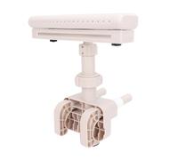 VELATEMOR Fontaine de Piscine Au-Dessus du Sol avec Lumières LED, Fontaine D'arrosage de Cascade de Jet Réglable à 360 ° pour la Relaxation Extérieure de Décor