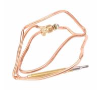 VELATEMOR Gas Thermocouple Remplacement Kit de Cuivre Universel pour Poêles à Gaz Appareils de Chauffage avec écrous d'adaptateur et compatibilité de la Vanne de sécurité Température économe en