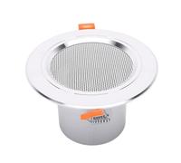 VELATEMOR Haut-Parleur de Plafond de 7,6 Cm (3 Pouces) avec Pince à Ressort pour Musique D'ambiance, Home Cinéma et Usage Commercial.