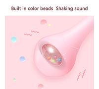 VELATEMOR Hochet pour bébé, Bâton Musical Lumineux pour Mains Actives, Hochet Musical Multimode pour Enfants, Taille Bleue 21,5 * 5, * 6 Cm (BLUE)