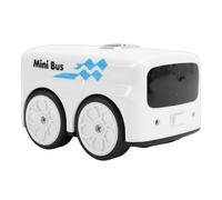 VELATEMOR Jouets de Voiture Télécommandés à Détection de Gestes, Mini Bus RC Magique avec 4 Modes Intelligents Interactifs, Véhicule RC de Bureau de Suivi de Ligne D'évitement avec 9 (White)