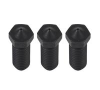 VELATEMOR Kit de Buse d'imprimante 3D de 10pcs en Acier Durci, Précision de Buse Anti-blog Usinée CNC, Résistante à Haute Température, Preuve de Fuite, jusqu'à 320 ℃ (0,4 mm)