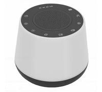 VELATEMOR Machine à Bruit Blanc Machine Sonore Haut-parleur BT 32 Sons Apaisants Volume Réglable Couleur Veilleuse Haut-parleur 52 Mm Minuterie Intelligente USB C pour bébé Adultes Voyage (GRAY)