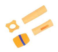 VELATEMOR Manchon de Poignée de Microphone en Silicone avec Protection du Microphone, Prise Améliorée en Hiver, Pare-brise, Application Polyvalente pour la Maison (ORANGE)