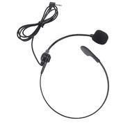 VELATEMOR Microphone Casque, Micro à Perche Réglable avec Connecteur Mâle 3,5 Mm et Son HiFi, pour Les Performances sur Scène, l'enseignement des Discours de Conférence, Le Chant