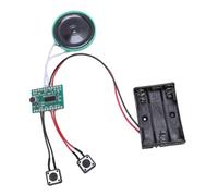VELATEMOR Module de L'enregistreur Sonore, Module de L'enregistreur Sonore Programmable avec Haut-Parleur, 4 Minutes D'enregistrement Module D'enregistrement Vocal pour Les Salutations