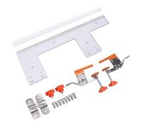 VELATEMOR Outil de Rainurage D'armoire, rainure en Forme de U avec échelle Claire pour un Réglage Précis de la Profondeur de 0 à 15 Mm, Guide de Trou de Charnière de Porte en Bois, (Type 1)