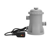 VELATEMOR Pompe de Filtre à Piscine électrique pour Les Piscines Au-Dessus du Sol, 330 Gallons de Cartouche Piscine Filtres Pump Système (Plug UE 220V)