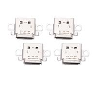 VELATEMOR Remplacement du Port de Charge pour Console de Jeu 2, Paquet de 4 Connecteurs de Prise d'alimentation, Répare les Problèmes de Charge, Répare la Prise Endommagée, Composant de Haute qualité