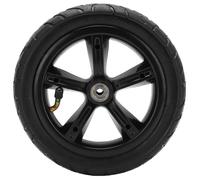 VELATEMOR Roue Pneumatique 200x45 Résistante à L'usure de 8 Pouces avec Chambre à Air pour L'égalisation de Pression de Scooter électrique Noir