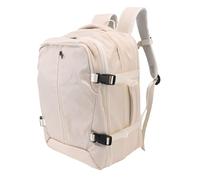 VELATEMOR Sac à Dos de Compression à Vide,Sac de Voyage Extensible 36-55L avec Compartiment pour Ordinateur Portable de 17,3 Pouces,Bagage à L'épreuve de l'eau avec pour la Randonné (Beige)