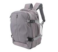 VELATEMOR Sac à Dos de Compression à Vide,Sac de Voyage Extensible 36-55L avec Compartiment pour Ordinateur Portable de 17,3 Pouces,Bagage à L'épreuve de l'eau avec pour la Randonné (Grey)