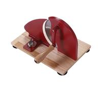 VELATEMOR Slicer de Pain Manuel avec Base en Bois, Machine à Trancher du Pain, bagel pour Pain Fait Maison, Sandwichs, Même Tranches, Opération de Manivelle Facile à la Main