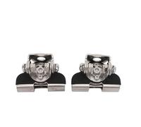 VELATEMOR Support de Montage de Barre Lumineuse LED en Acier Inoxydable, Support de Pince de Lumière de Conduite de Capot Réglable Durable pour Véhicule Tout-terrain UTV SUV pour Plaque de Serrage