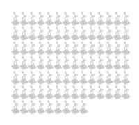 VELATEMOR Support de Vigne Mural, 100 Pièces, Clips Auto-adhésifs Faciles à Installer pour Plantes Grimpantes, Supports en ABS écologique (White)