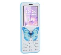 VELATEMOR Téléphone Portable Senior, Téléphone à Grandes Touches pour Les Personnes âgées avec Son Fort et Lampe de Poche, Un Téléphone Mobile Simple déverrouillé pour Les Enfants, Double (Blue)