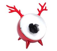 VELATEMOR Visualiseur de Musique Ferrofluide,Haut-Parleur Lumineux à Rythme Fluide Magnétique,Compagnon de Haut-Parleur Bluetooth,Lampe D'affichage Ferrofluide,Décoration de Bureau