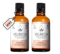 Velbecia Animal hyperactif 50ml +1 OFFERT Elixirs de fleurs SANS ALCOOL - Méthode du Dr Bach - Calmer, apaiser, canaliser votre chat, chien avec sérénité