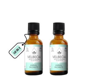 Velbecia Animal Propreté 30ml +1 OFFERT Elixirs de fleurs SANS ALCOOL - Méthode du Dr Bach - Marquage urinaire, pipi, urine, malpropreté, chat, chien