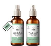 Velbecia Anti stress 50 ml +1 OFFERT Elixirs de fleurs SANS ALCOOL - Méthode du Dr Bach - Crise d'angoisse, Anxiété, burn out, dépression, déprime, fatigue, surmenage