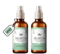 Velbecia® Elixirs floraux Ménopause 50ml +1 Offert - Sans alcool - Selon la méthode originale du Dr Bach - Bouffées de chaleur, sommeil perturbé, sueurs nocturnes, irritabilité, sautes d’humeur