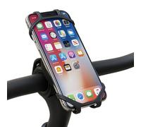 VELCLIP Support Téléphone Vélo Universel Rotation 360° | Accessoire Support Smartphone Moto Trottinette Électrique Scooter VTT Poussette | Porte Téléphone Guidon Compatible iPhone Samsung Huawei GPS