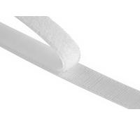 VELCRO® Bande Velcro Adhésif, Crochet & Boucle 20mm x1m Blanc