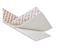 Velcro Bande Velcro autocollante ultra résistante PS51/PS52 de 5,1 cm de large (blanc, 5,1 cm - 1 m)