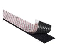 Velcro Bande Velcro autocollante ultra résistante PS51/PS52 de 5,1 cm de large (noir, 5,1 cm - 5,5 m)