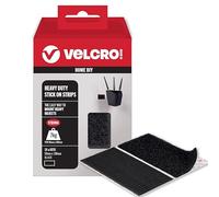 VELCRO Brand Bandes haute résistance, Blanc 50mm x 100mm, x15
