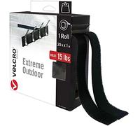VELCRO Brand Extreme 30702 Ruban adhésif de montage extérieur | 60 cm x 2,5 cm | Supporte 6,8 kg | Adhésif puissant | Montage sur brique, béton à suspendre, 30702