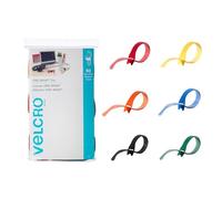 VELCRO Brand ONE-WRAP Lot de 60 serre-câbles | 20,3 x 1,27 cm, multicolore | Gestion des fils solide et réutilisable | Regroupement de cordons pour la maison, le bureau et les centres de données