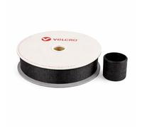 VELCRO Brand ONE-WRAP Rouleau de ruban adhésif dos à dos réutilisable pour la gestion et le regroupement de câbles, standard 25 mm, 50 mm, extra large de 107 mm (25 mm x 25 m)