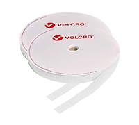 Velcro® Brand Rouleau de ruban auto-agrippant Blanc 25 mm x 10 m