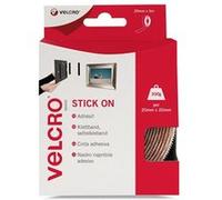 VELCRO Brand Ruban auto agrippant adhésif 20mm x 5M blanc Blanc G