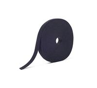 VELCRO Courroies de coupe longueur de marque 25 yards x 3/4 "large largeur pour la résistance et la durabilité Rouleau auto-agrippant double face, noir, 189645