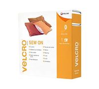 Velcro Crochets & Velours 20mmx25m Blanc Bande à Coudre