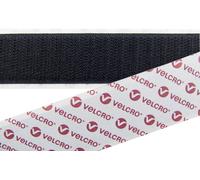 VELCRO® E08802033013025 Bandelette auto-agrippante à coller partie crochets (L x l) 25000 mm x 20 mm noir 25 m